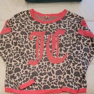 Juicy Couture Leopard Print Sweater